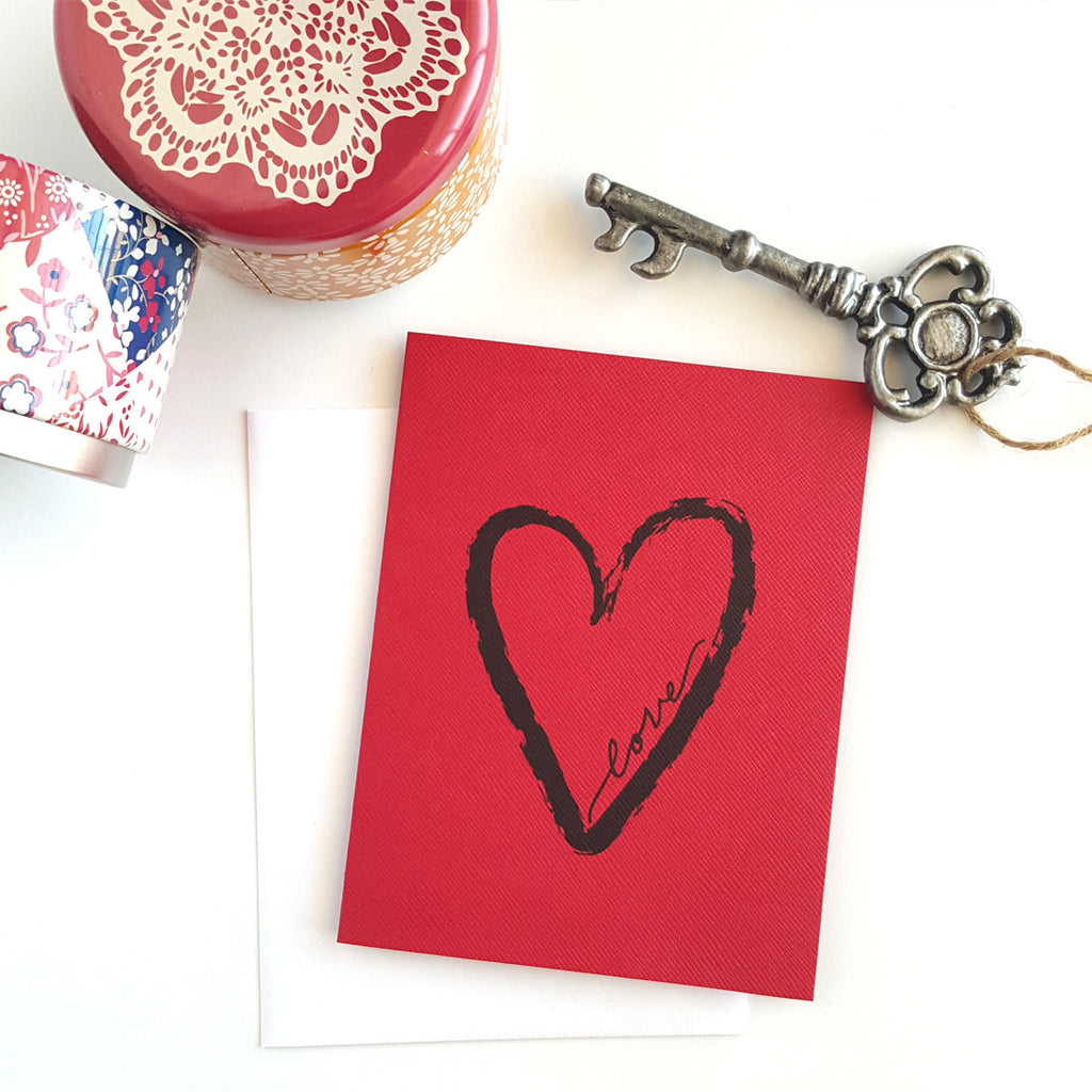 Brushed Heart A2