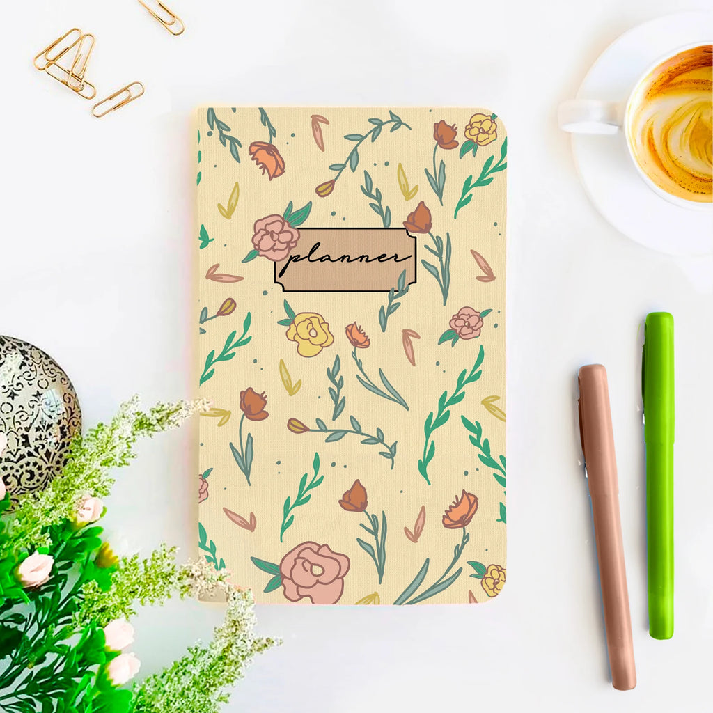 Undated Floral Planner
