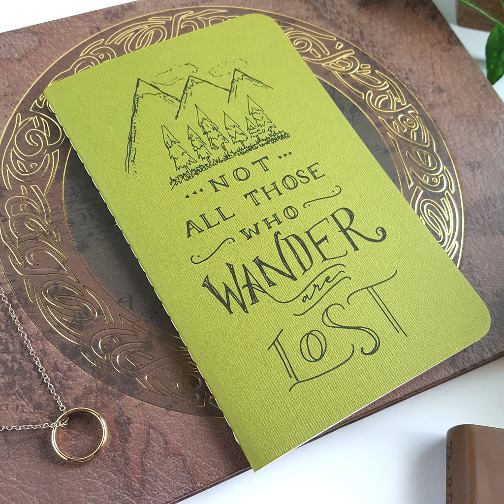 Not All Those Who Wander are Lost - Lord of the Rings Journal – IceyDesigns