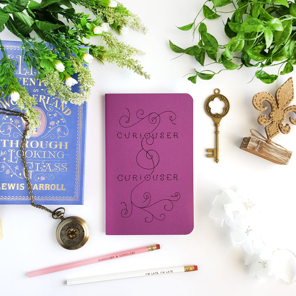 Curiouser & Curiouser: Inspired by Wonderland Journaling set – GinaLuker